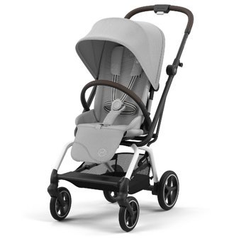 Cybex Eezy S Twist +2 Çift Yönlü Katlanır 360 Derece Dönebilen Tam Yatar Kabin Tipi Bebek Arabası Fog Grey