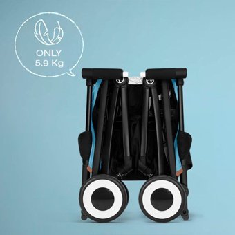 Cybex Libelle Çift Yönlü Katlanır 360 Derece Dönebilen Tam Yatar Kabin Tipi Bebek Arabası Moon Black