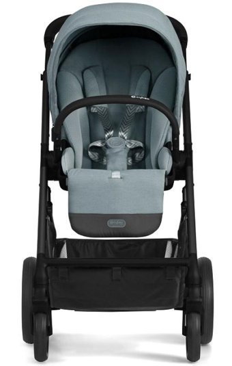 Cybex Balios S Lux Çift Yönlü Katlanır 360 Derece Dönebilen Tam Yatar Bebek Arabası Moon Black