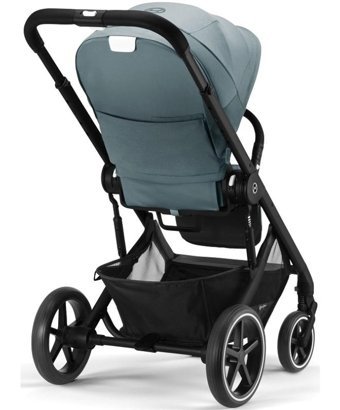 Cybex Balios S Lux Çift Yönlü Katlanır 360 Derece Dönebilen Tam Yatar Bebek Arabası Moon Black