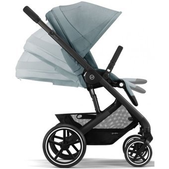 Cybex Balios S Lux Çift Yönlü Katlanır 360 Derece Dönebilen Tam Yatar Bebek Arabası Moon Black