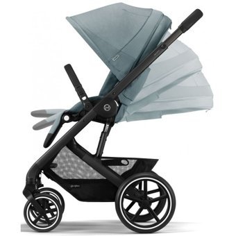 Cybex Balios S Lux Çift Yönlü Katlanır 360 Derece Dönebilen Tam Yatar Bebek Arabası Moon Black