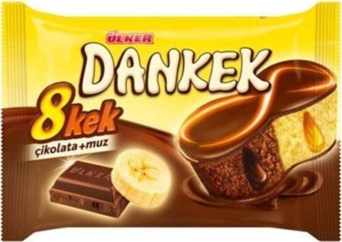Ülker Dankek 8 Çikolatalı-Muzlu Kek 24x55 gr