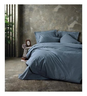 Cotton Box Plain Pamuklu 160x220 cm Çarşaflı Düz Tek Kişilik Nevresim Takımı Gri