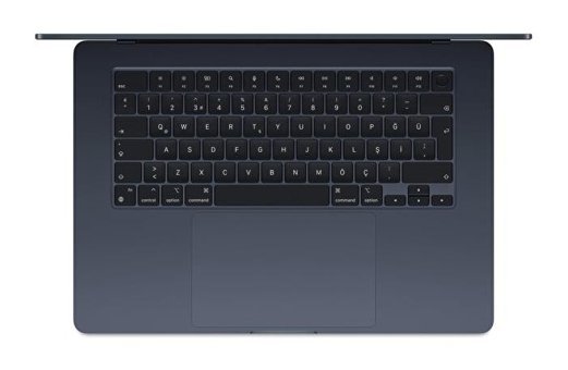 Apple Macbook Air M3 Çip MXD43TU/A 8CPU 10GPU Çekirdekli 16 GB Ram 512 GB SSD 13.6 inç QHD+ macOS Sonoma Ultrabook Laptop Gece Yarısı