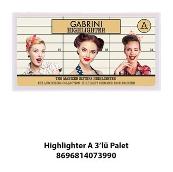 Gabrini Trio Palet Highlighter