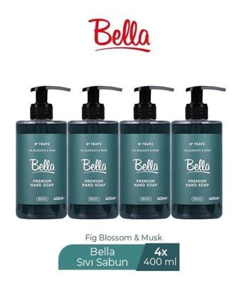 Bella İncir Çiçeği-Misk Sıvı Sabun 4'lü 1.6 lt