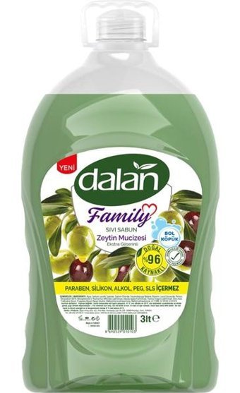 Dalan Zeytinyağı Nemlendiricili Sıvı Sabun 4'lü 12 lt