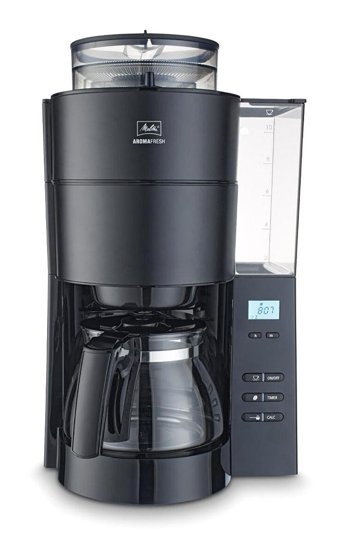 Melitta Aroma Fresh 1021-01 Zaman Ayarlı Filtreli Karaf 1375 ml Hazne Kapasiteli 10 Fincan 1000 W Siyah Filtre Kahve Makinesi
