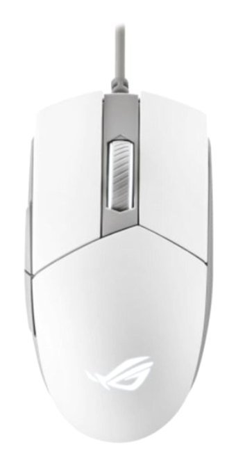 Asus RGB Makrolu Kablolu Beyaz Optik Gaming Mouse