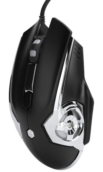 Sxhlseller SN7032 7 RGB Sessiz Makrolu Kablolu Siyah Optik Mouse