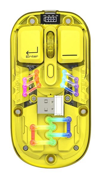 Tfixol RGB Kablosuz Sarı Optik Mouse