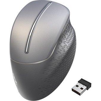 Hxsj T32 Sessiz Ergonomik Dikey Makrolu Kablosuz Gümüş Optik Mouse
