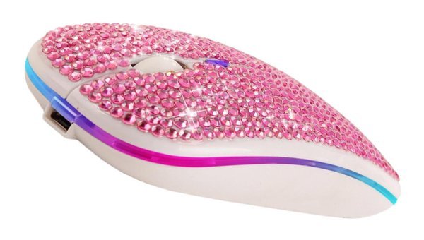 Gatuida RGB Kablosuz Pembe Optik Mouse
