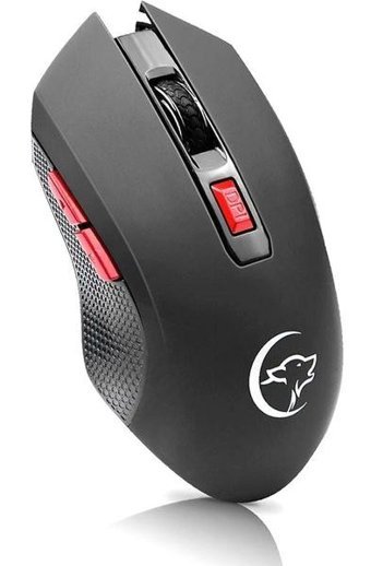 Sanlindou Tablet Uyumlu Sessiz Ergonomik Makrolu Kablosuz Siyah Optik Mouse