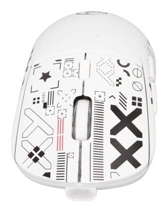 Baok RGB Makrolu Kablosuz Beyaz Optik Mouse