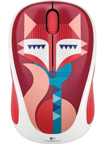 Logitech M235 C Kablosuz Kırmızı Optik Mouse