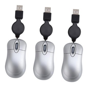 Gatuida Kablolu Gümüş Optik Mouse