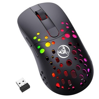Generic SN7032 7 RGB Makrolu Kablolu - Kablosuz Siyah Optik Mouse