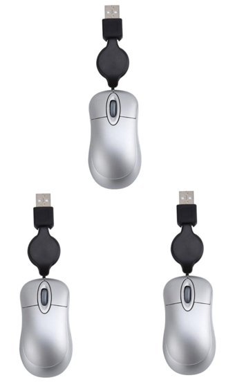 Osaladı Kablolu - Kablosuz Gri Optik Mouse