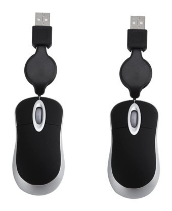 Partykindom Kablolu - Kablosuz Siyah Optik Mouse