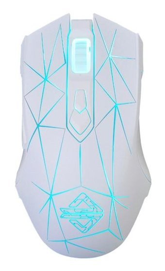 Huahai Ajazz AJ5 RGB Makrolu Kablolu Beyaz Optik Gaming Mouse