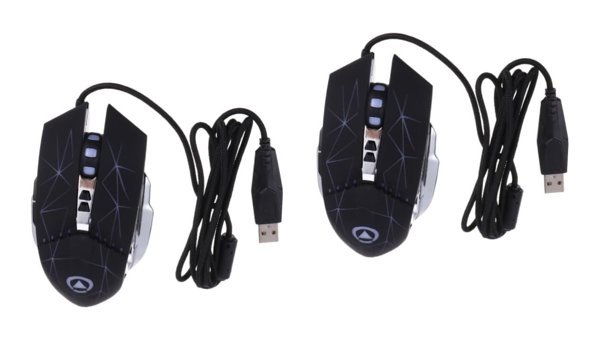 Bestonzon Sessiz Kablolu Siyah Optik Gaming Mouse