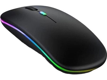 Alfa MecTablet Uyumlu RGB Kablosuz Siyah Optik Mouse