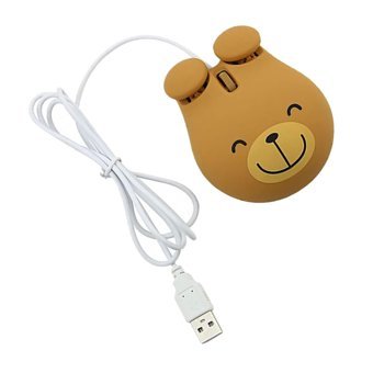 Kıchouse Kablolu Kahverengi Optik Mouse