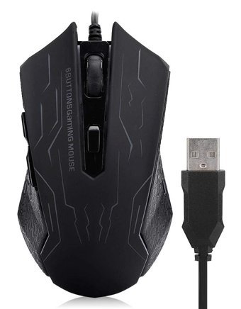Ashata RGB Sessiz Ergonomik Makrolu Kablolu Siyah Optik Gaming Mouse