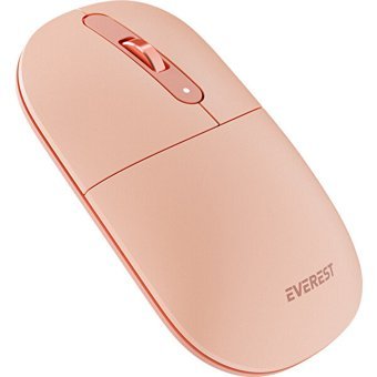 Everest SMW-384 Sessiz Kablosuz Pembe Optik Mouse