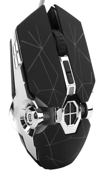 Ashata Programlanabilir RGB Sessiz Ergonomik Makrolu Kablolu Siyah Optik Gaming Mouse