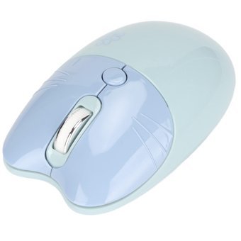 Shanrya Q13 Sessiz Kablosuz Mavi Optik Mouse