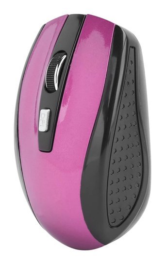 Ccylez Sessiz Ergonomik Makrolu Kablosuz Pembe Optik Mouse