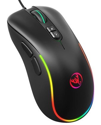 Generic J300 RGB Makrolu Kablolu Siyah Optik Gaming Mouse