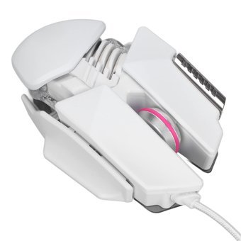 Ashata Programlanabilir RGB Makrolu Kablolu Beyaz Optik Gaming Mouse