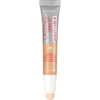Rimmel London Lasting Finish 25Hr Breathable 300 Medium Nemlendiricili Göz Altı Krem Tüp Kapatıcı