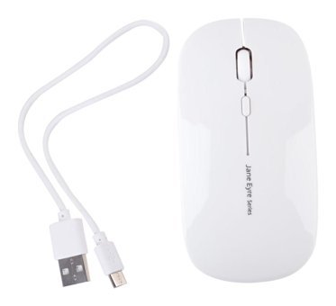 Gatuida Sessiz Kablolu-Kablosuz Beyaz Optik Mouse