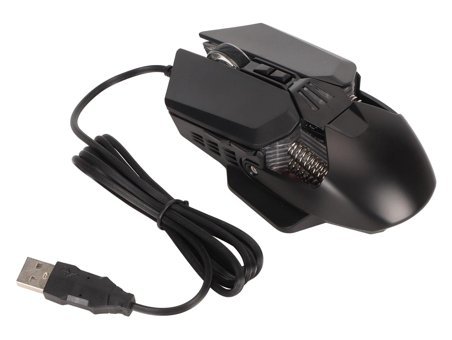 Ashata C6 RGB Sessiz Ergonomik Makrolu Kablolu Siyah Optik Gaming Mouse