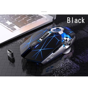 Jingyi A7 RGB Makrolu Kablosuz Siyah Optik Gaming Mouse
