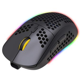 Goshyda RGB Makrolu Kablosuz Siyah Optik Gaming Mouse