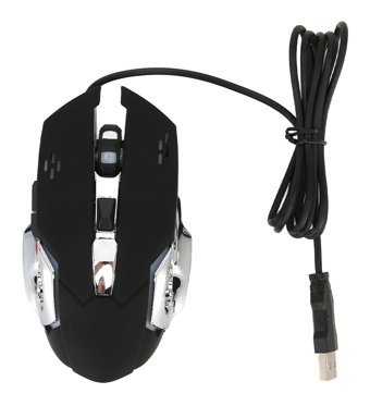 Annadue M8S 8 RGB Sessiz Ergonomik Makrolu Kablolu Siyah Optik Gaming Mouse