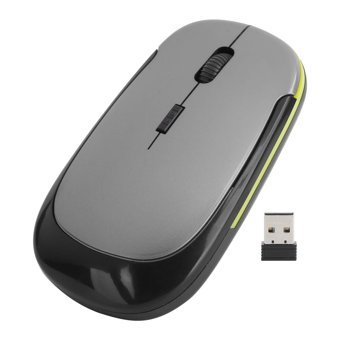 Ciciglow Sessiz Kablosuz Gri Optik Mouse