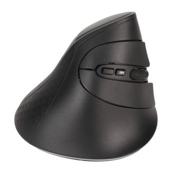 Goshyda Ergonomik Dikey Makrolu Kablosuz Siyah Optik Mouse