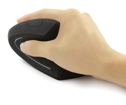 Gatuida Ergonomik Dikey Makrolu Kablosuz Siyah Optik Mouse