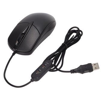 Yctze Isıtmalı Ergonomik Kablolu Siyah Optik Mouse