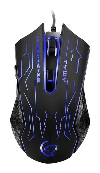 Hallow G820 RGB Makrolu Kablolu Siyah Optik Gaming Mouse