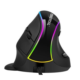 J-Tech Digital RGB Ergonomik Makrolu Kablolu Siyah Optik Gaming Mouse