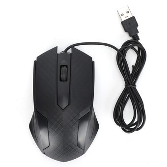 Dpofirs Ergonomik Kablolu Siyah Optik Mouse