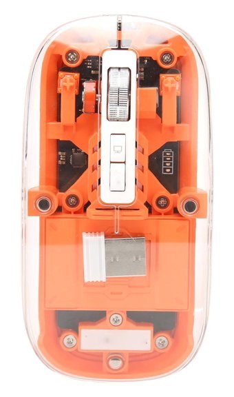 Gowenic Makrolu Kablosuz Şeffaf Optik Mouse
